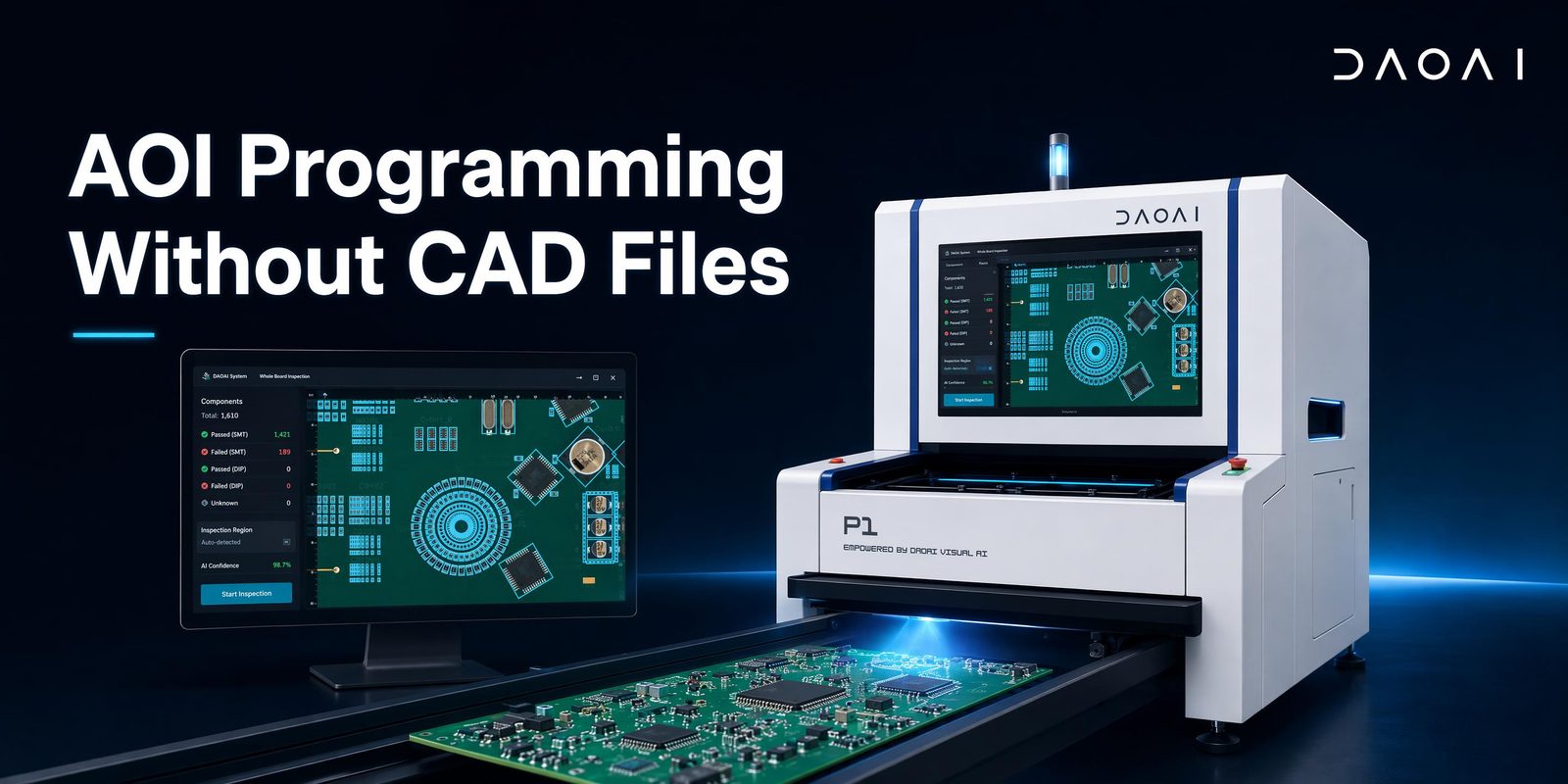 AOI Programming Without CAD Files: How It Actually Works