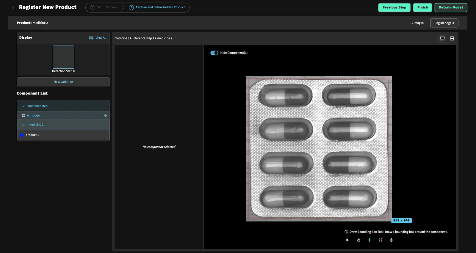 Product demonstration screenshot
