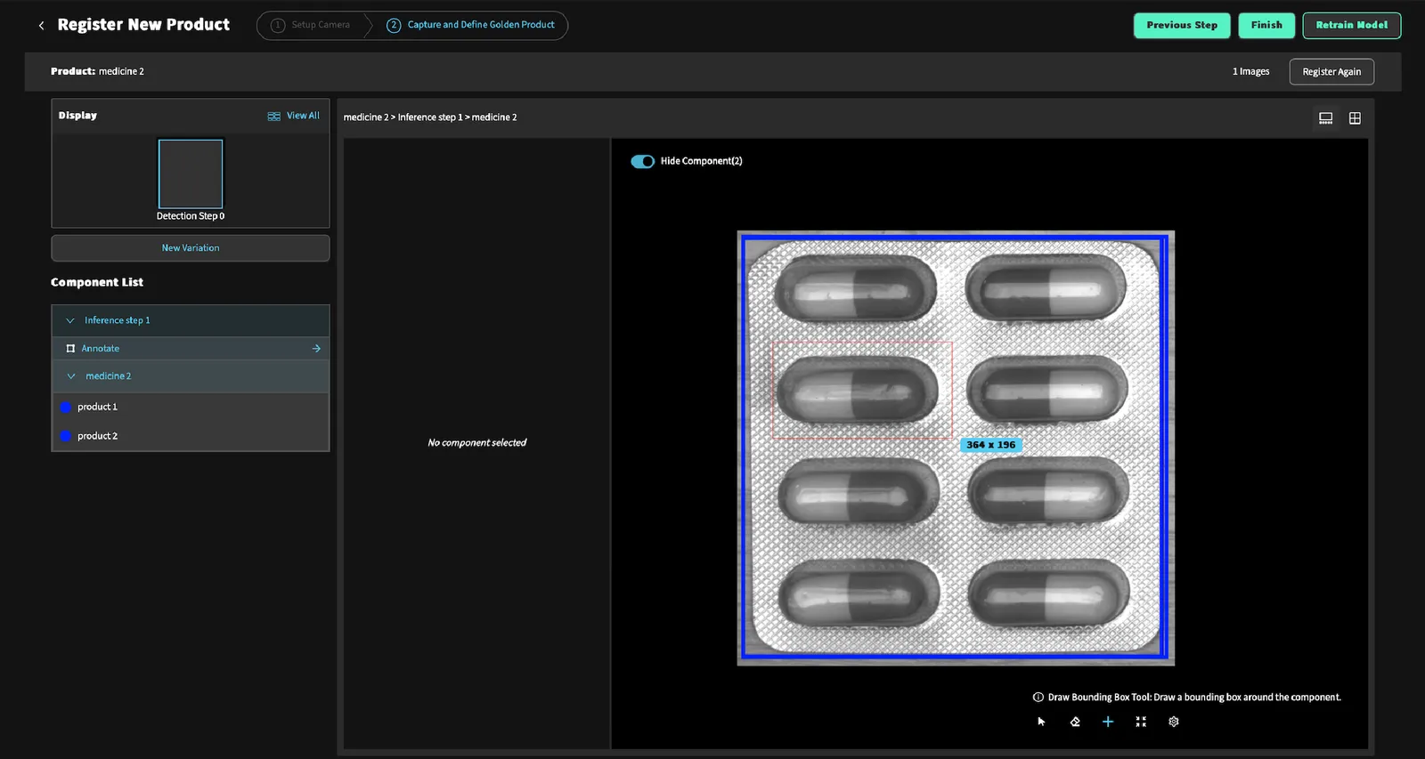 Product demonstration screenshot