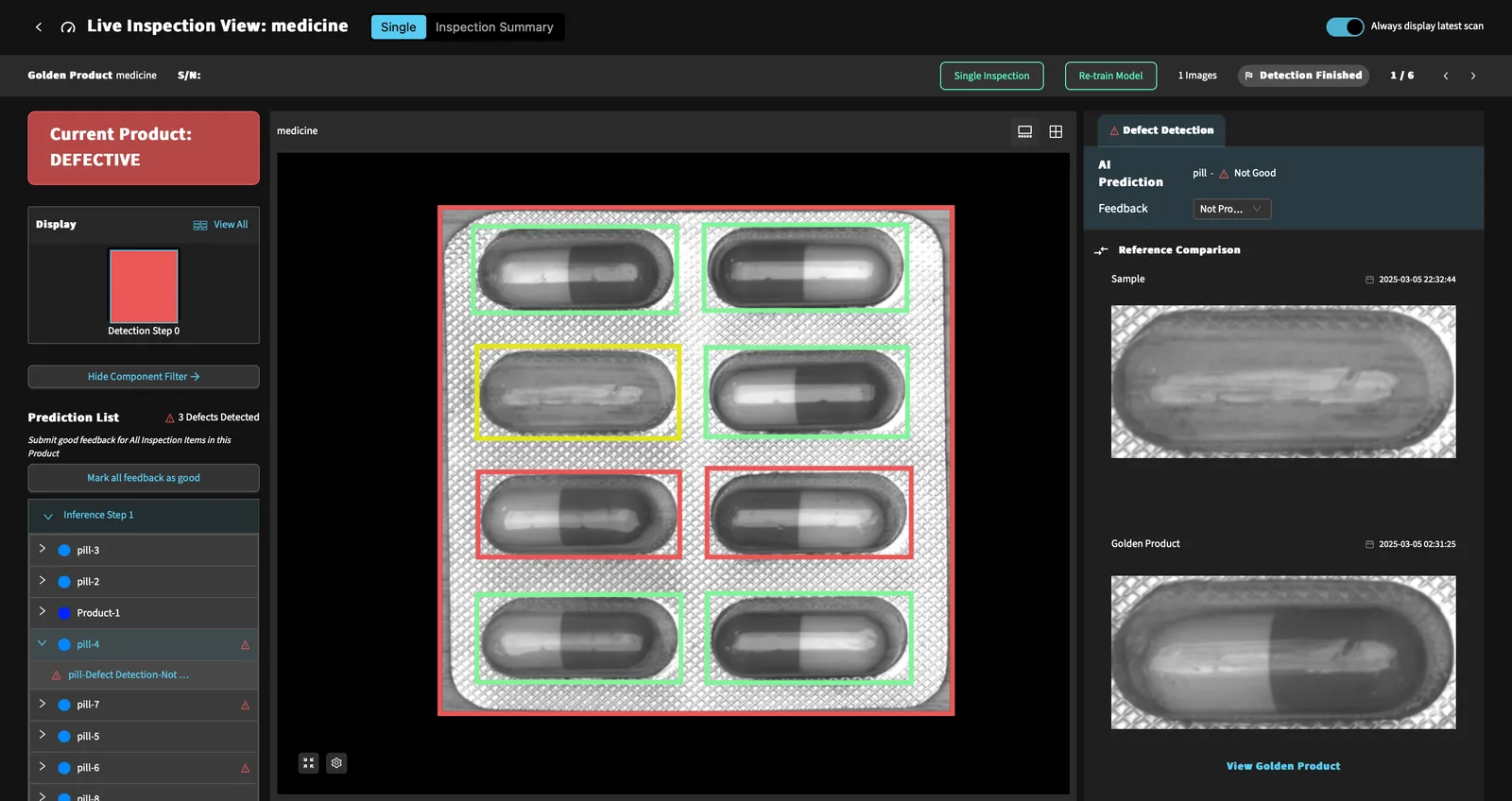 Product demonstration screenshot