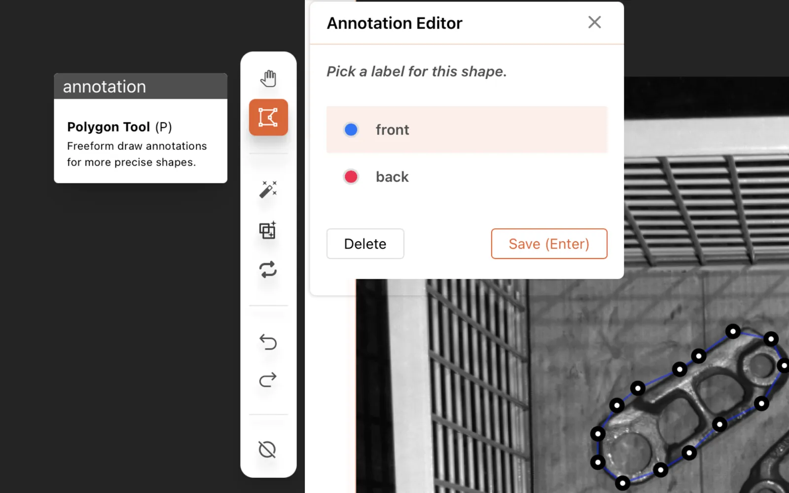 Product demonstration screenshot