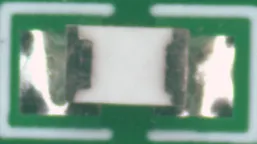 AOI defect example: Flipped (Placement, Orientation & Polarity)